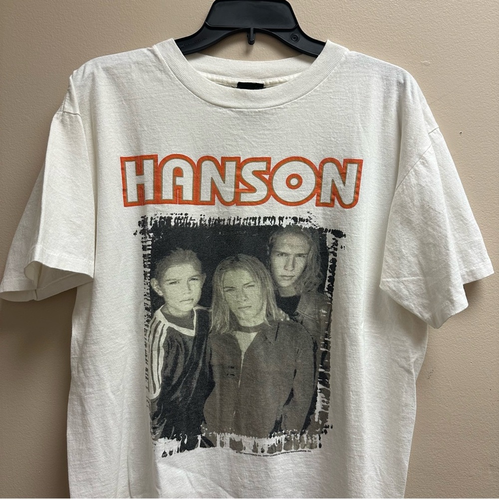 Vintage 1997 Hanson Band T-shirt Size Large